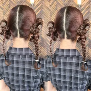 ミディアム サナ/ 秋葉原ヘアメのヘアスタイル