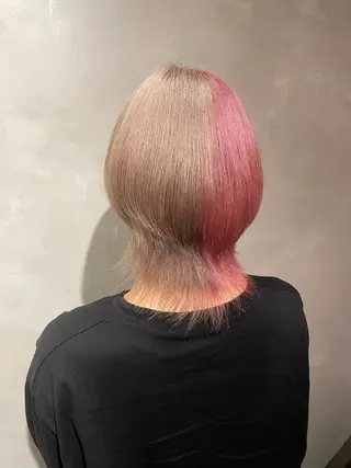 ショート カラー メンズ hisano / ハイトーン･透明感のヘアスタイル