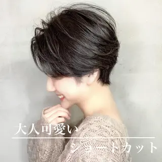 ショート 渋谷レイヤーカット❌ 縮毛矯正専門/武田涼のヘアスタイル