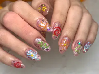 ネイル AURORA eyelash&nail salon アメ村店所属・🌏AURORA | RiRi🪐のネイルデザイン