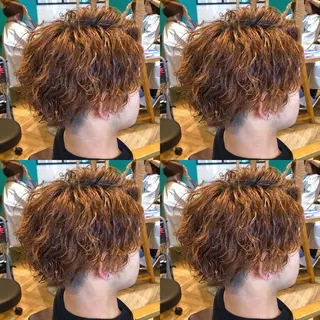 パーマ メンズ 神山 大樹✂︎宇都宮江曽島のヘアスタイル