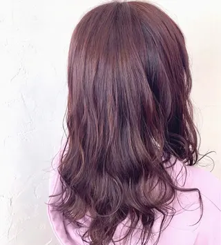 ロング カラー 小山 明菜のヘアスタイル