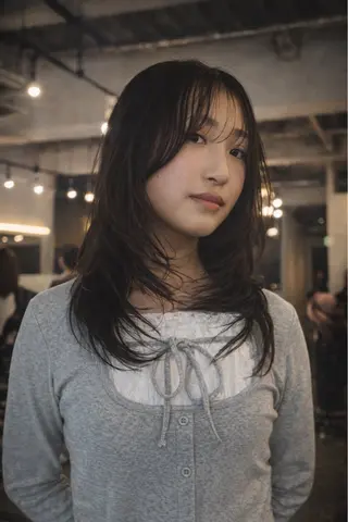 セミロング レイヤー/垢抜け/ TAISHIのヘアスタイル