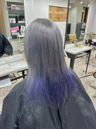 ロング カラー 🦄ハイトーンカラー 🦄まるおしょうのヘアスタイル