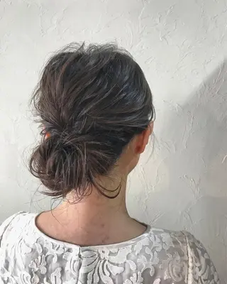 セミロング カラー ヘアアレンジ 前田 裕介のヘアスタイル