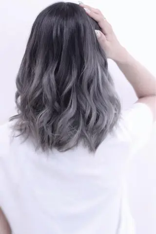 ロング カラー チビ編み込みエクステ シールEXどぅ〜すのヘアスタイル