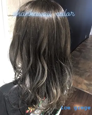 セミロング カラー 川合 勇気のヘアスタイル