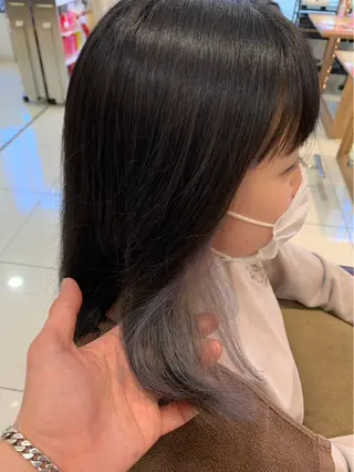 セミロング カラーモデル様募集中 ☾ *.runaのヘアスタイル