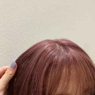 セミロング カラー hub hair レイヤー/透明感のヘアスタイル