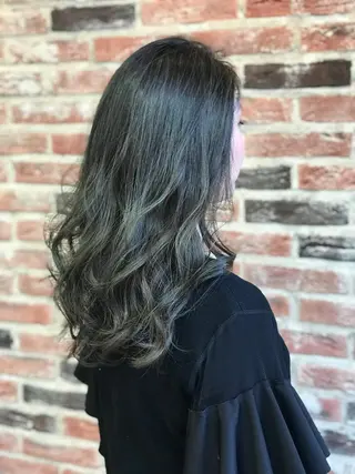 ロング カラー 市村 正義のヘアスタイル