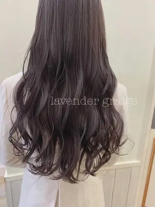 ロング カラー ぱつっとボブ/ 小野あかねのヘアスタイル