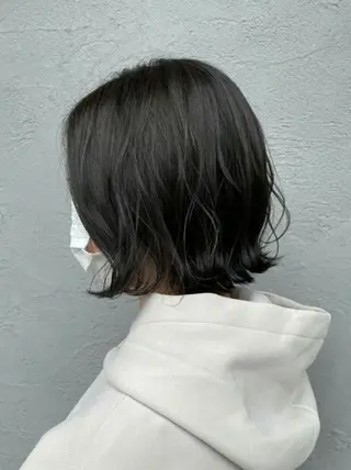 カラー 酸性ストレート/ブリ ーチなしWカラー河本のヘアスタイル