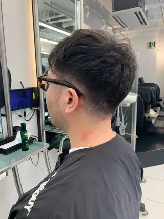 メンズ メンズ特化フェード パーマ小林裕史のヘアスタイル