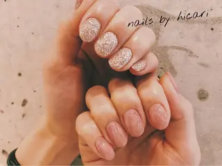 ショート カラー ネイル マツエク・マツパ illum hicariのネイルデザイン