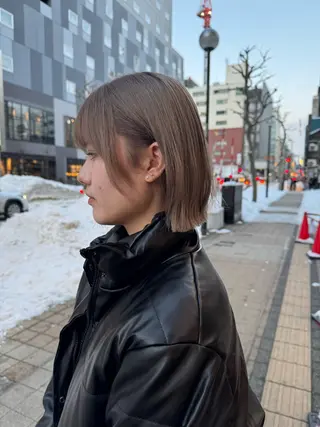 カラー 阿部  ことみ /パーマモデルのヘアスタイル