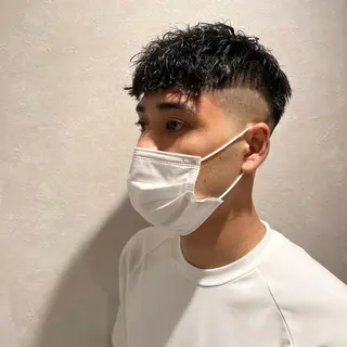 パーマ メンズ 瀬野凌介/メンズ カット/パーマのヘアスタイル