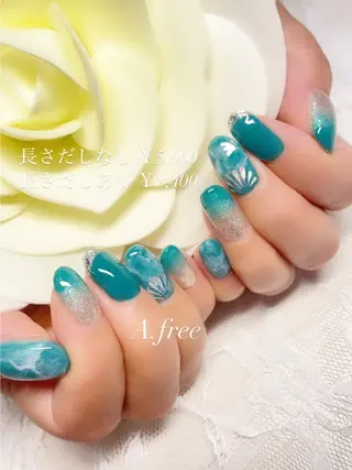 ネイル A.free✧*｡ アレルギー対応✧*｡のネイルデザイン
