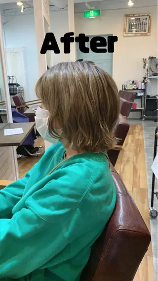 ミディアム メンズパーマ 髪質改善☆有馬のヘアスタイル