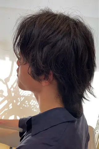 パーマ メンズ 末廣 香奈のヘアスタイル