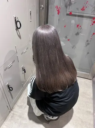 カラー 透明感ベージュ🤎 ナチュラルレイヤーのヘアスタイル