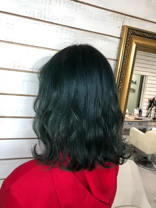 ミディアム カラー 🧡艶髪ちゅるん髪 🫧🧡YUKI❄️のヘアスタイル