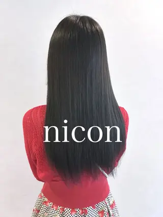 ロング 髪質改善 髪質改善カラーのヘアスタイル