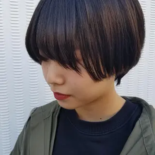 ショート 🙃 透明感カラー/ボブのヘアスタイル