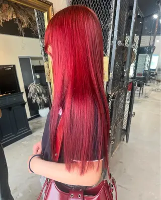 ロング カラー 植吉 琉月のヘアスタイル