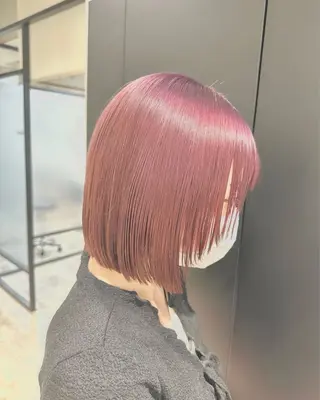 ミディアム カラー ハイトーン･髪質改善 MIOKAのヘアスタイル
