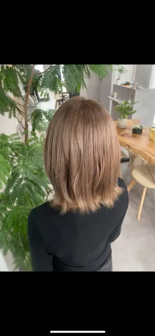 ミディアム 🍑トレンドカラー 🍑横浜のヘアスタイル
