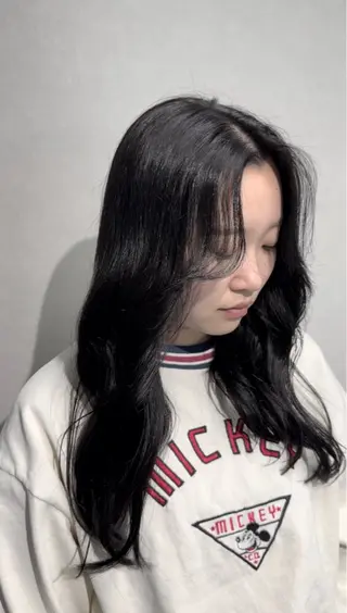 ロング 遠藤惟斗/自由が丘/ 透明感カラー/パーマのヘアスタイル