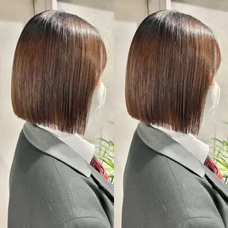 ショート ボブ/髪質改善/ ミディアム/浅川俊輝のヘアスタイル