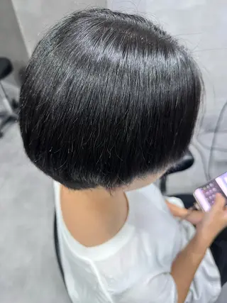 ショート パーマ maco /カラー・縮毛矯正のヘアスタイル