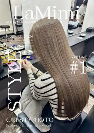 ロング カラー La Mimiのヘアスタイル