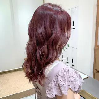 ロング カラー ヘアアレンジ パーマ/暖色/ボブ イワタテ🇰🇷のヘアスタイル