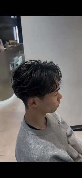 ショート パーマ 似合わせパーマ🔥 河浪  大智のヘアスタイル