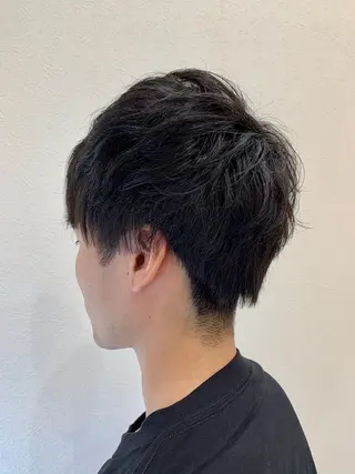 ショート パーマ メンズ 加藤 遥花のヘアスタイル