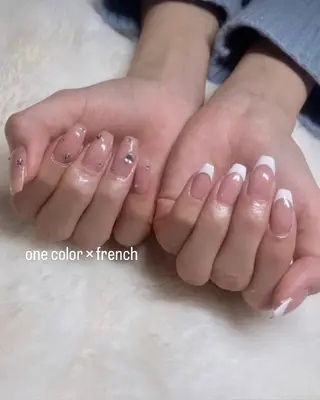 ネイル mitsuki💎 ﾜﾝﾎﾝ/韓国ﾈｲﾙのネイルデザイン