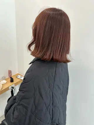 ミディアム カラー レイヤー/ナチュラル 💐nao.のヘアスタイル