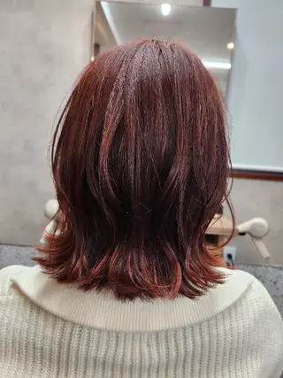 ミディアム TELA HAIR 土気あすみが丘店所属・✂ AYAのヘアスタイル