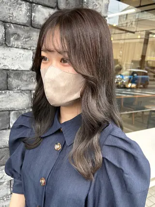 セミロング カラー ❤️千葉県代表❤️ 店長❤️柿本翔一朗のヘアスタイル