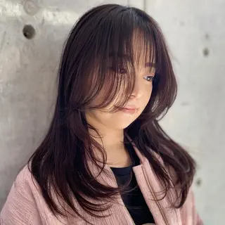 ミディアム カラー ヘアアレンジ mina 🌷のヘアスタイル