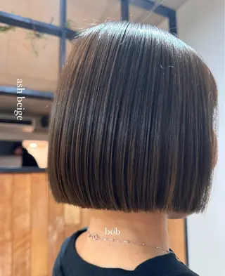 ミディアム ハイトーン/パーマ 大名 sakiのヘアスタイル