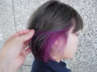 ショート カラー 菅村 勇亮のヘアスタイル