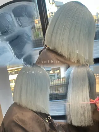 ミディアム カラー 🤍垢抜け♡透明感 カラーmoeka🤍のヘアスタイル