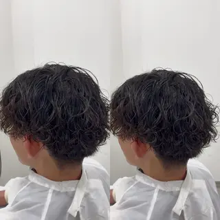 ショート メンズ 小山内 陸のヘアスタイル