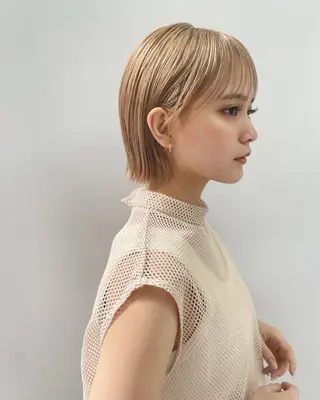 ショート カラー ボブ/ショート /パーマ/shinのヘアスタイル