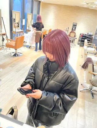 カラー 松尾 遥花のヘアスタイル