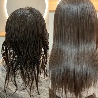 ロング カラー ヘアアレンジ キッズ 横浜関内髪質改善 re:Magoのヘアスタイル