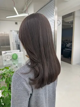 セミロング カラー 表参道🌿赤み消し カラー/チナツのヘアスタイル
